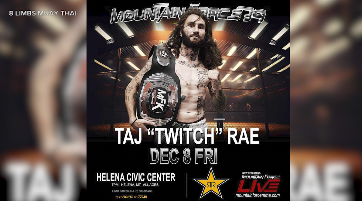 Taj Rae title fight poster