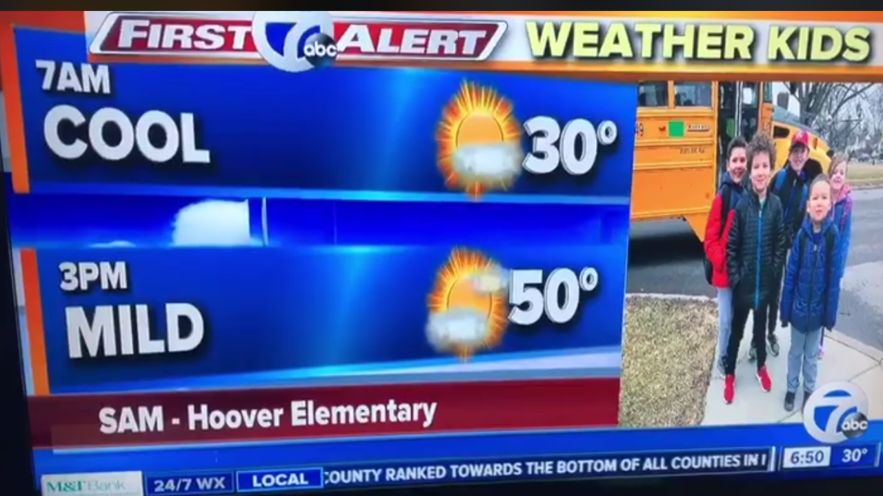 How you can be a WKBW Weather Kid!