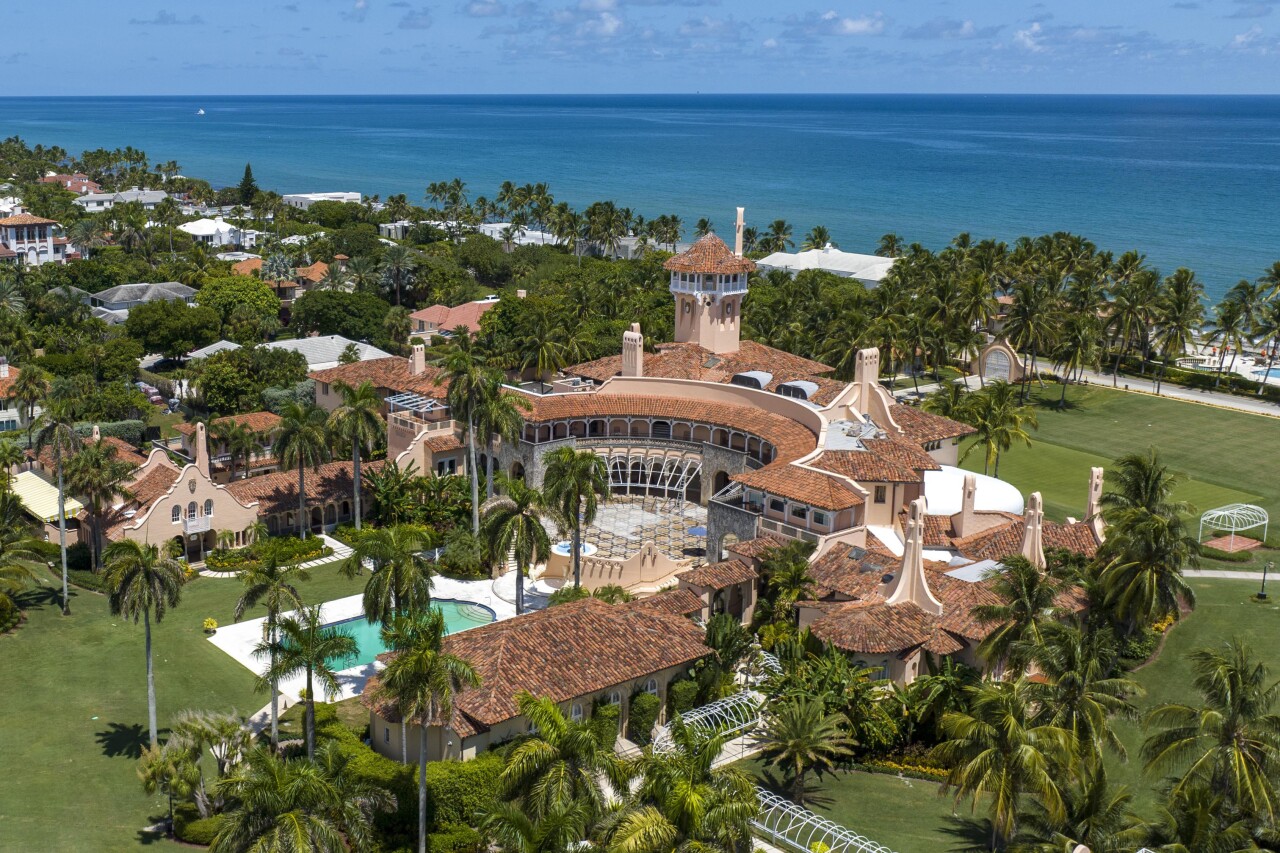 Aerial view of Mar-a-Lago Club, Aug. 31, 2022