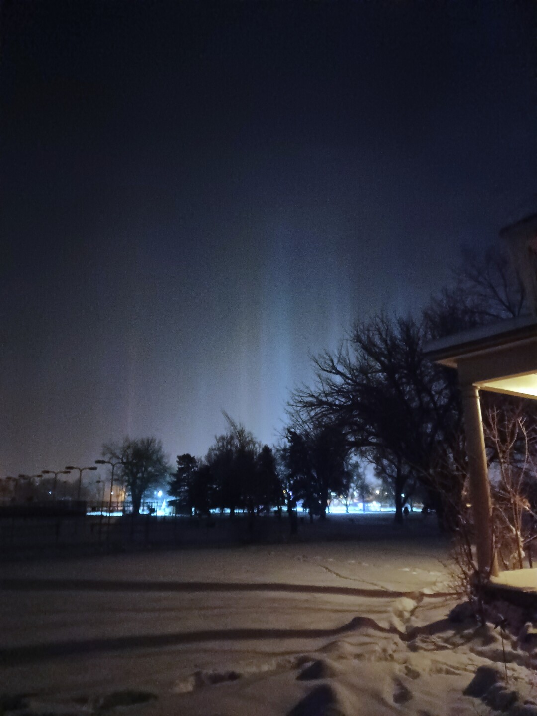 Amber Allen Canon City light pillars