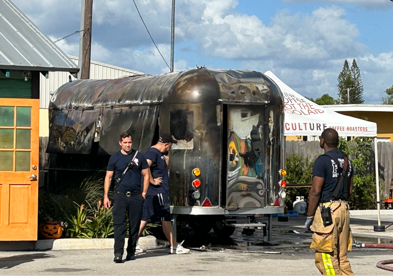 West Palm Beach firerfighters put out fire at food truck. Oct. 28, 2023.png