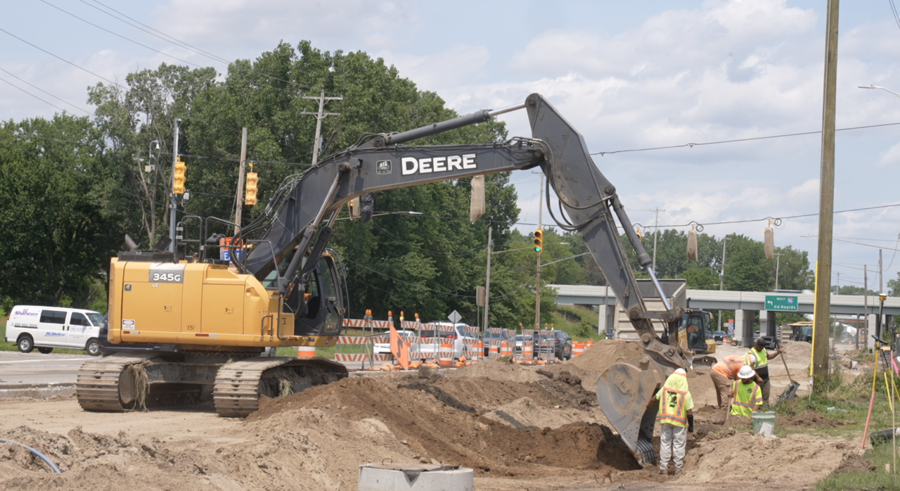 M-99 construction zone