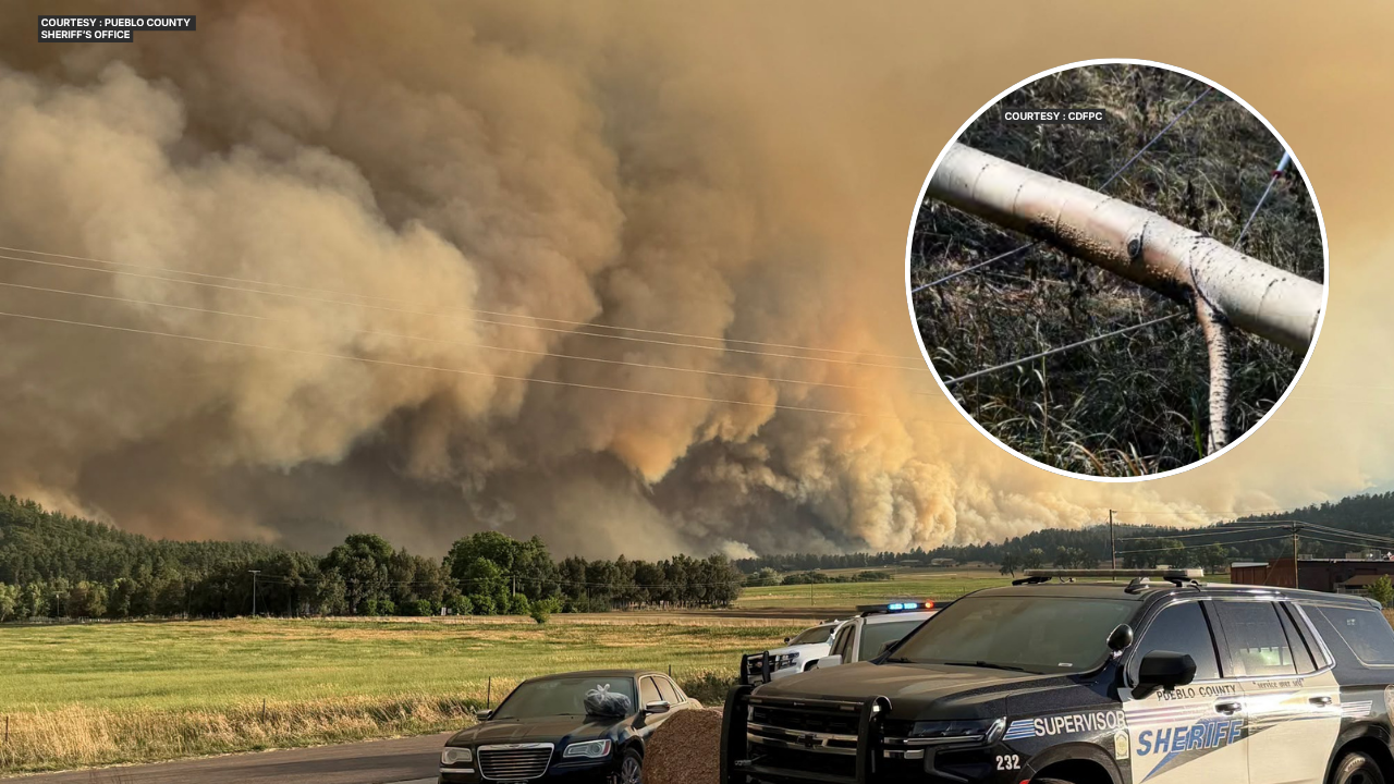 Orign of Aspen Acres Fire