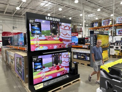 Biz Retail Sales - big-screen TVs 