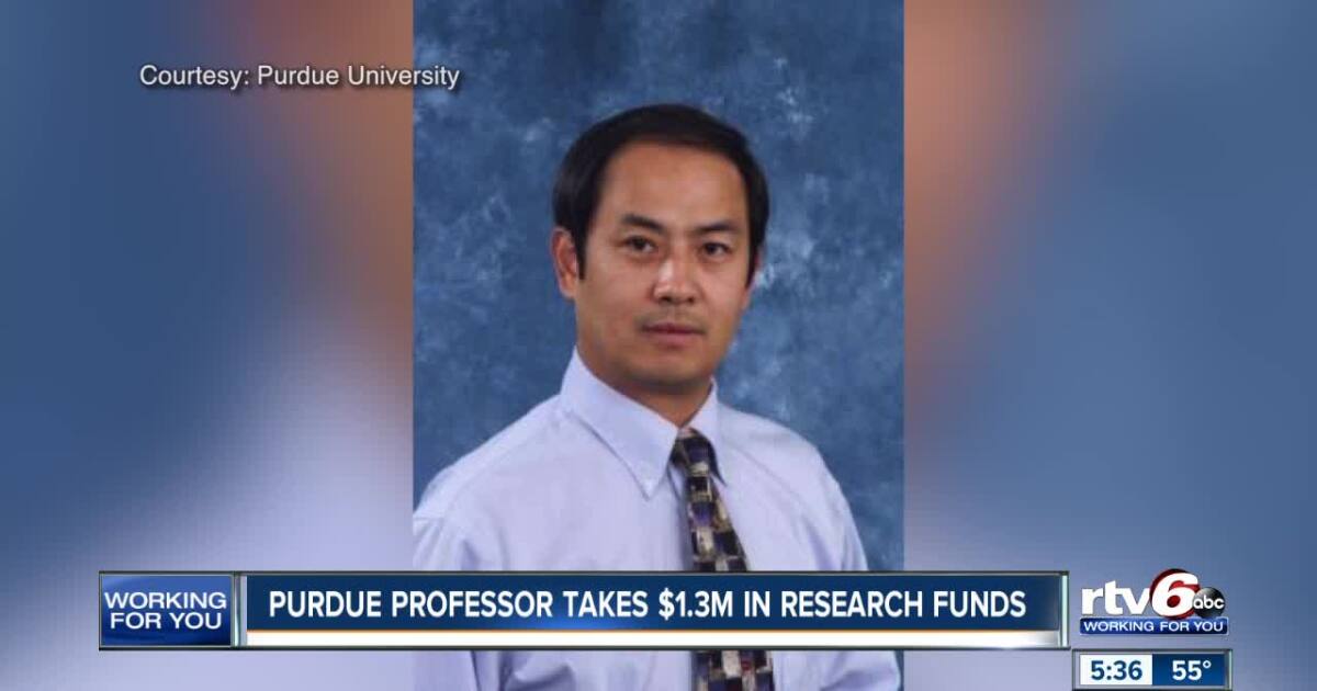 Purdue professor takes 1.3 million in research funds
