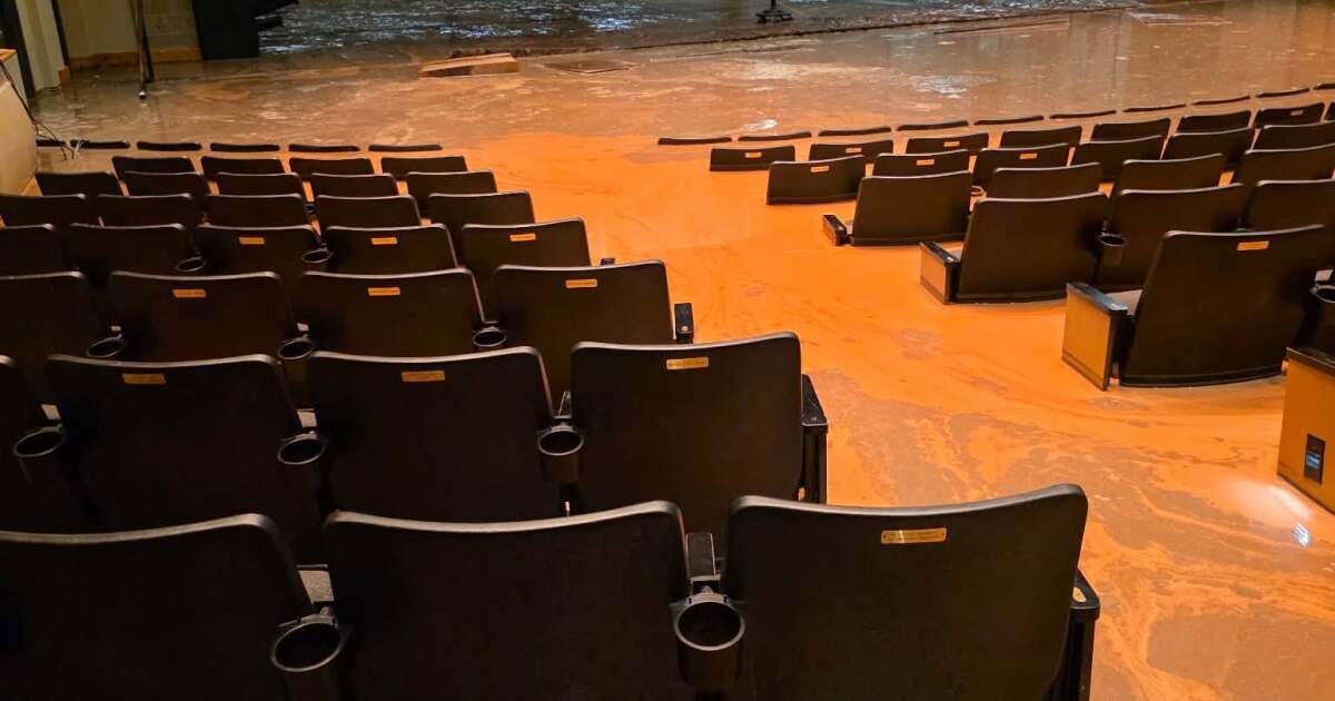 Telluride's Palm Theatre, intermediate school flood after heavy rain, mudslides Kaylee Harter