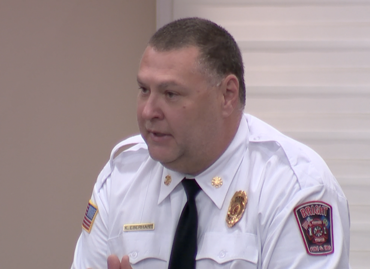 Bright Fire and EMS Chief Kendall Eberhart