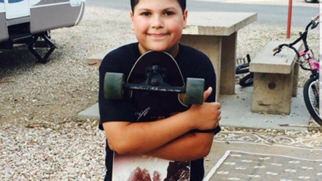 Ozark with Skateboard