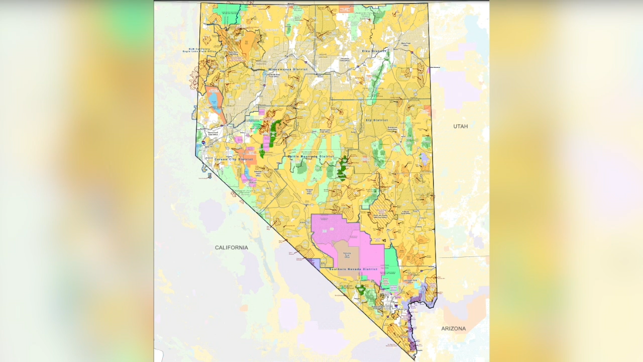 BLM owned land in Nevada