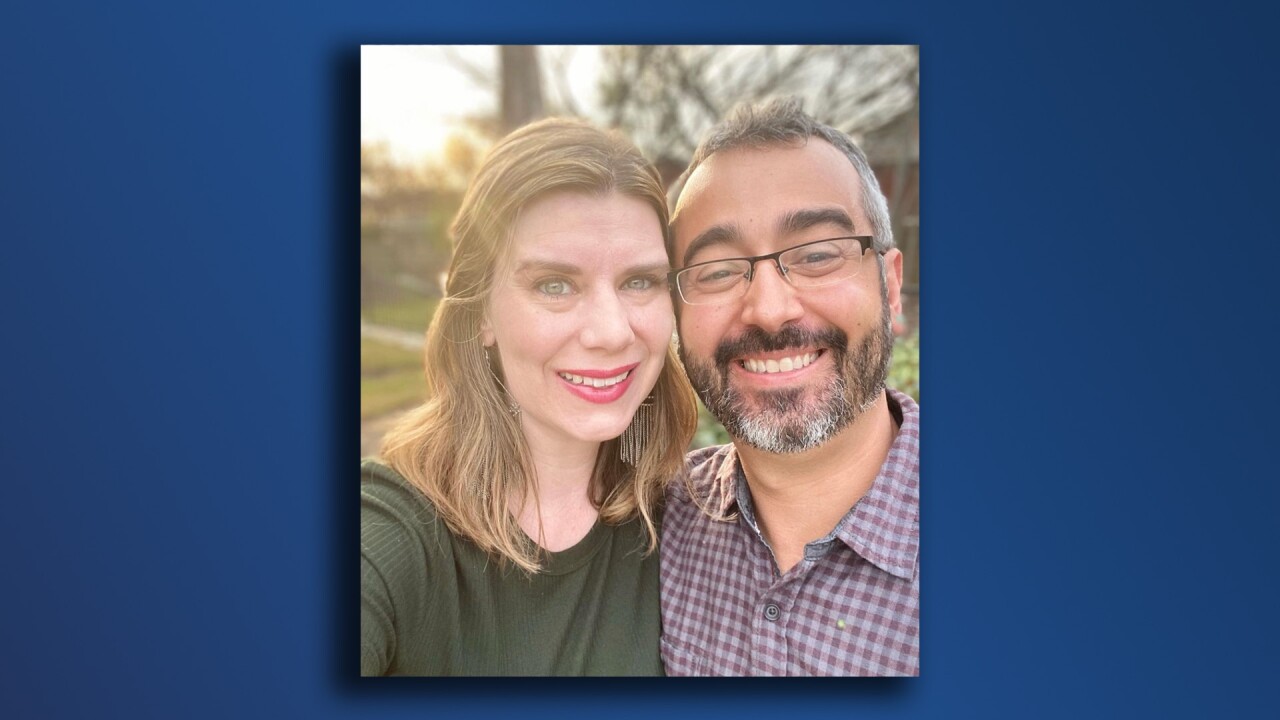 Myndee Corkern (left) and her partner Luis Corkern