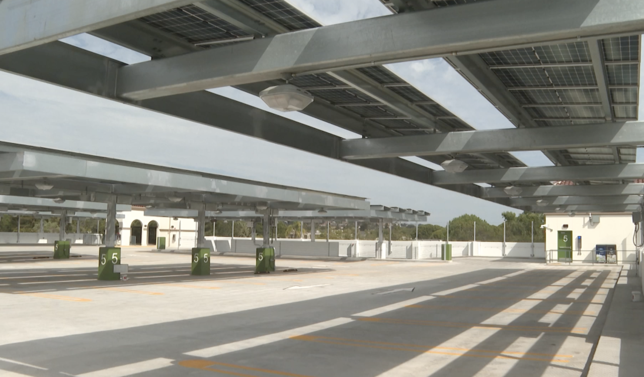 The solar panels at the new parking garage in downtown SLO is an example of the city sustainability efforts.png