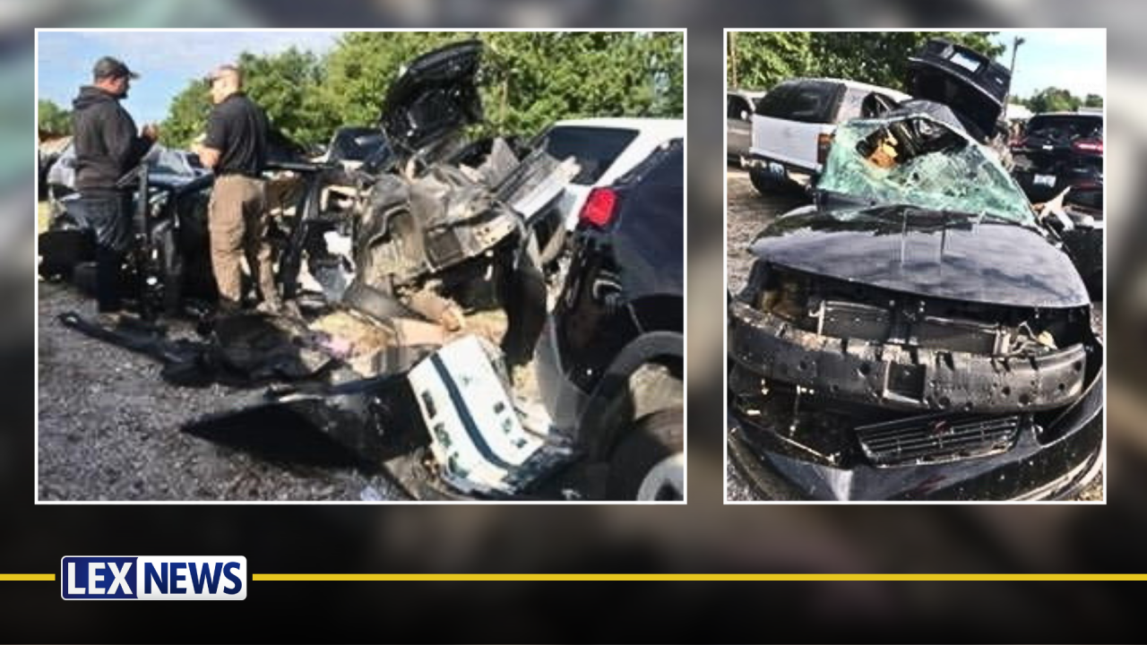 Photos from Shaurice Taylor's/Nate Bowling's car accident