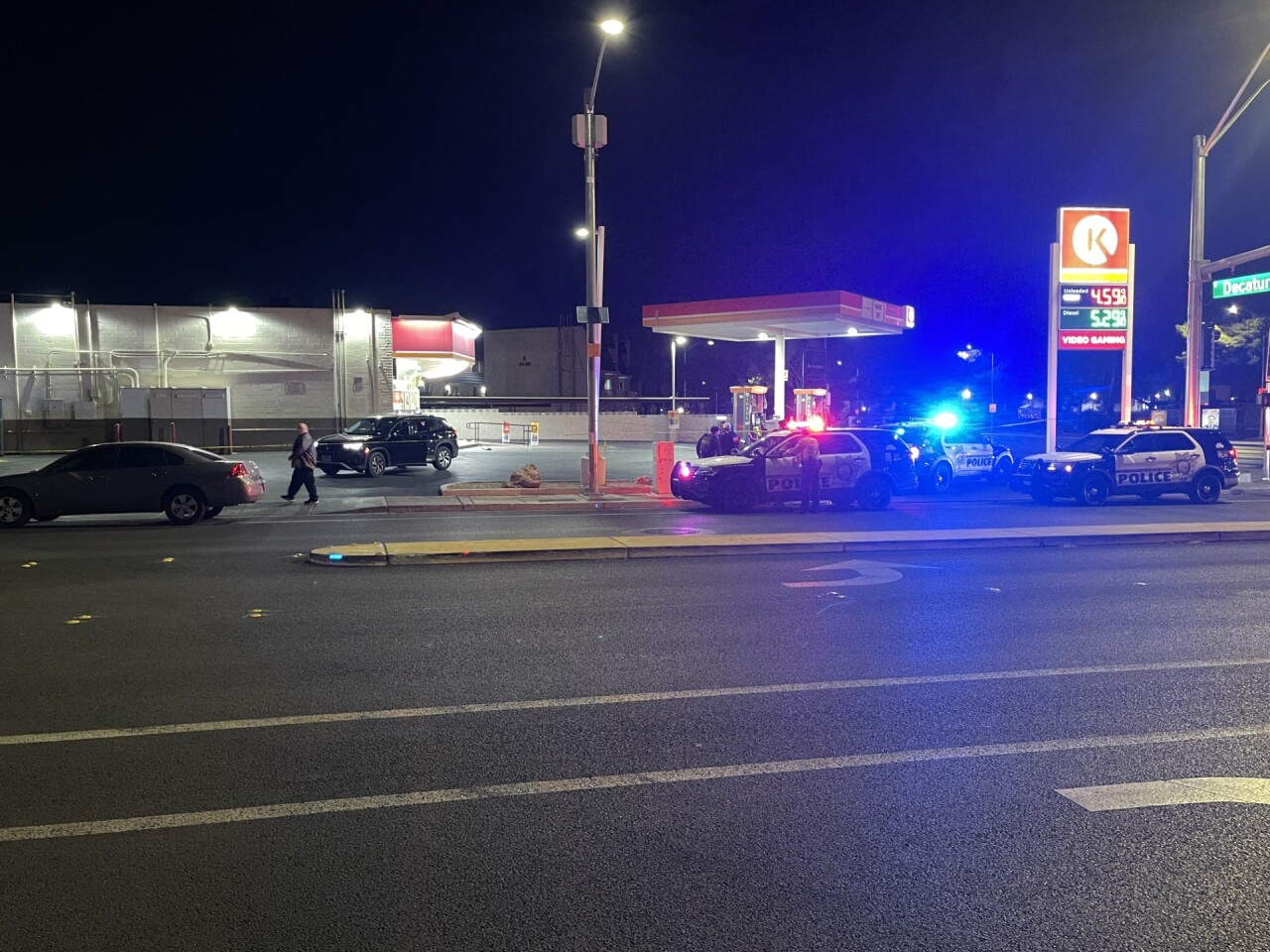 LVMPD: Shooting closes all lanes on Decatur Boulevard at Pennwood Avenue