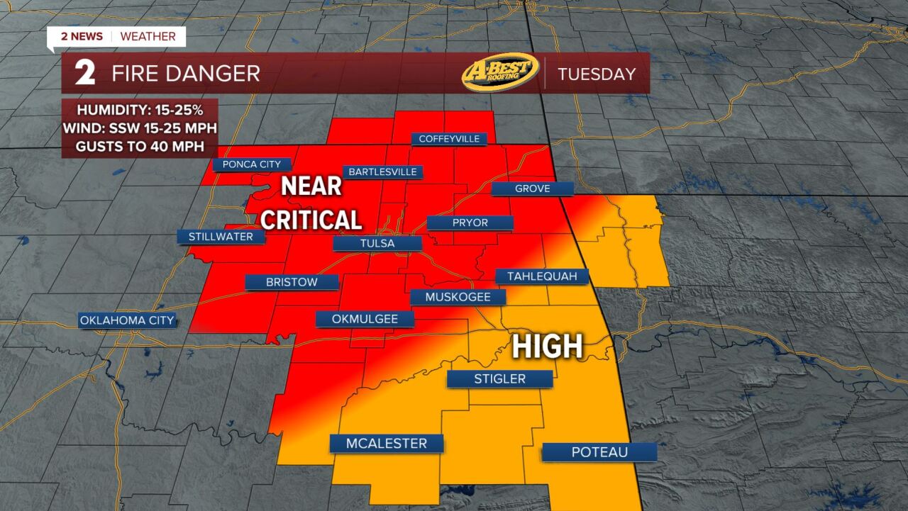 FIRE DANGER FEB 24 
