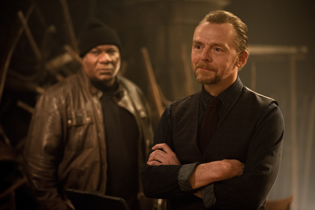 Ving Rhames and Simon Pegg in scene from 'Mission: Impossible - Dead Reckoning, Part One'