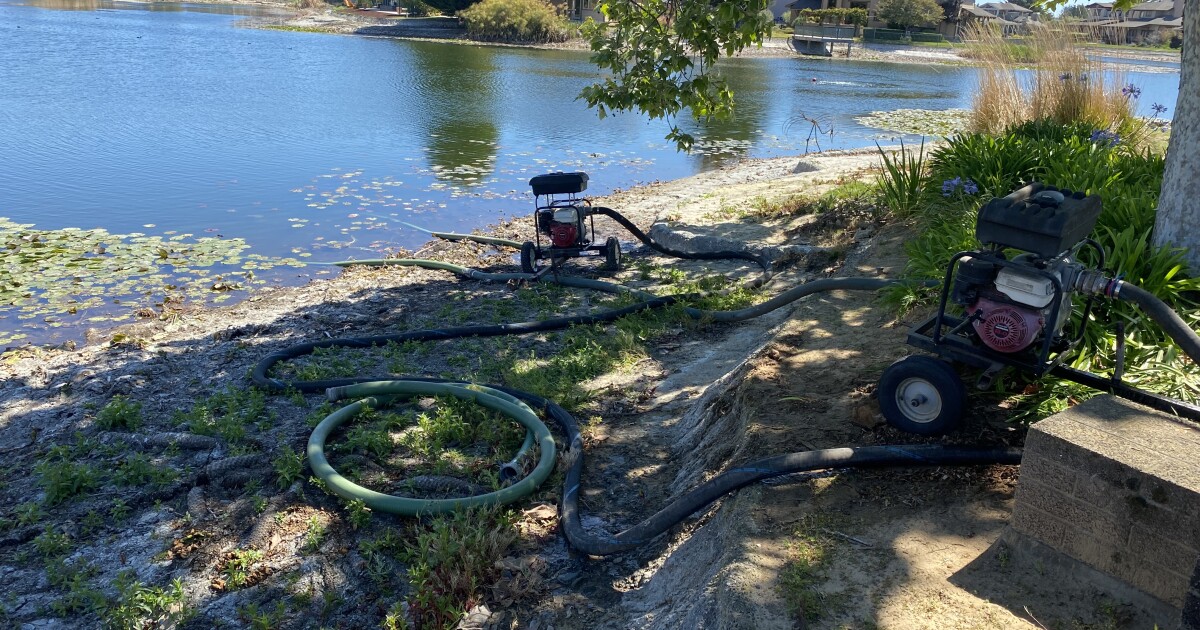 Dropping lake levels prompt dispute at Cypress Ridge Golf Course