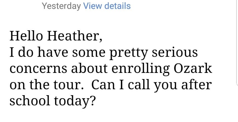 Message from Teacher