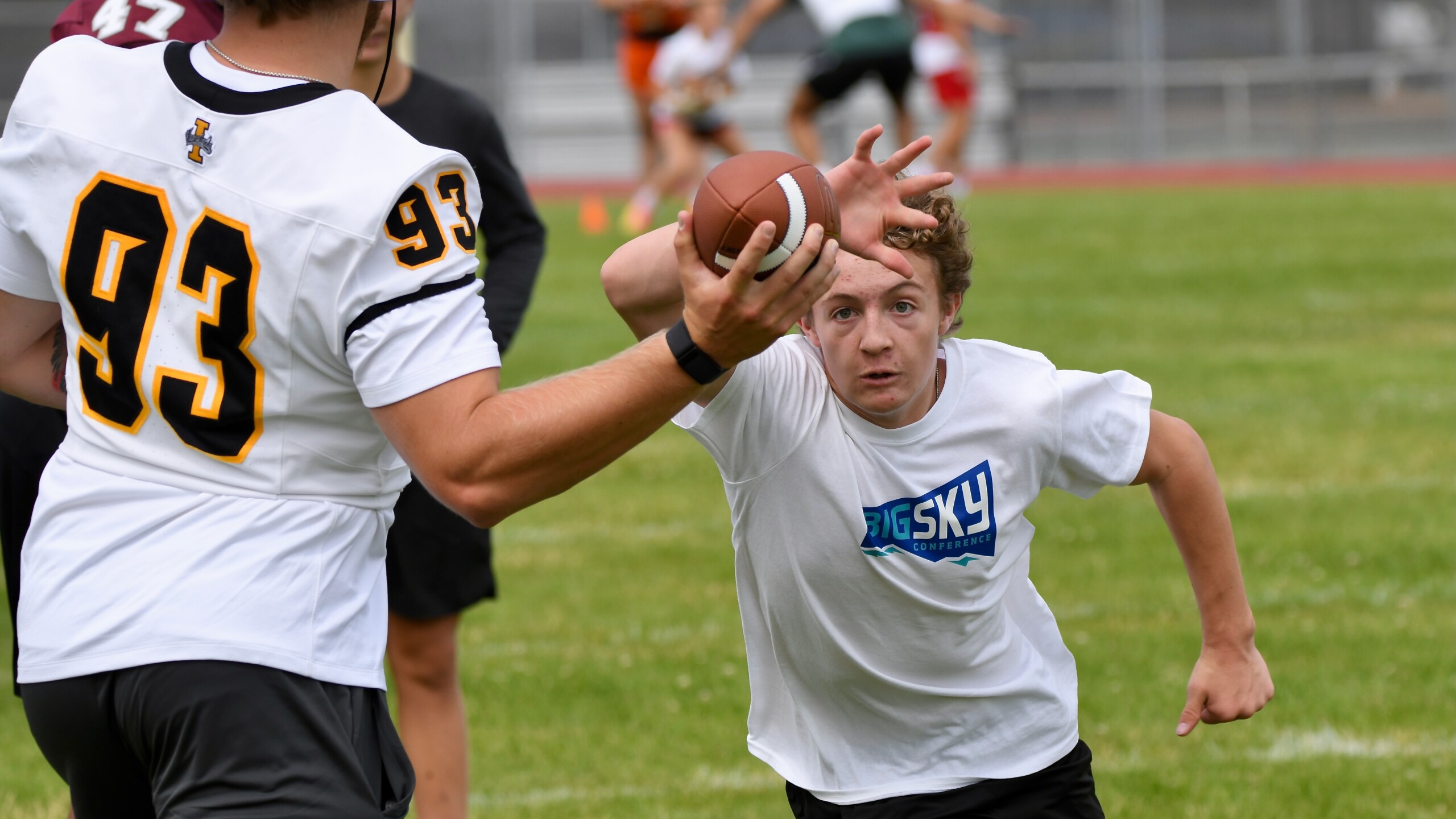 Big Sky Conference youth football clinic