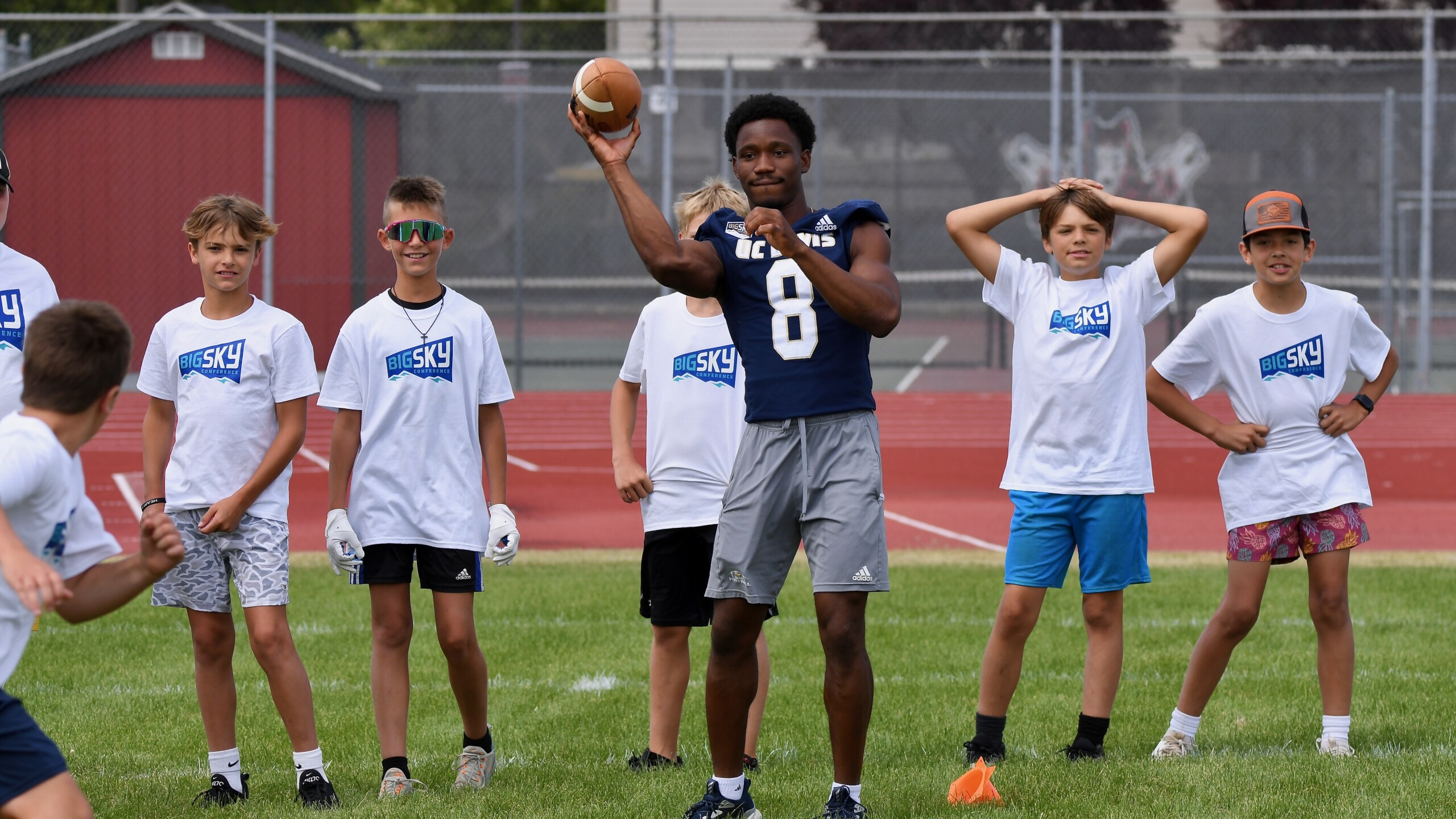 Big Sky Conference youth football clinic
