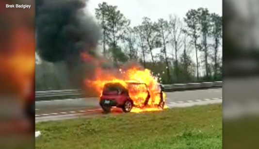 Kia tells owners to park outside for a potential fire risk.