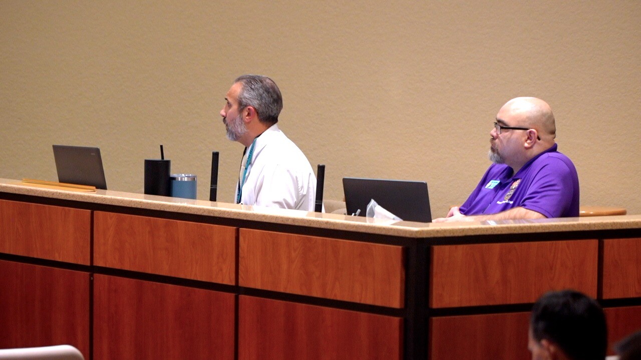 Left: Doctor Ken Savage