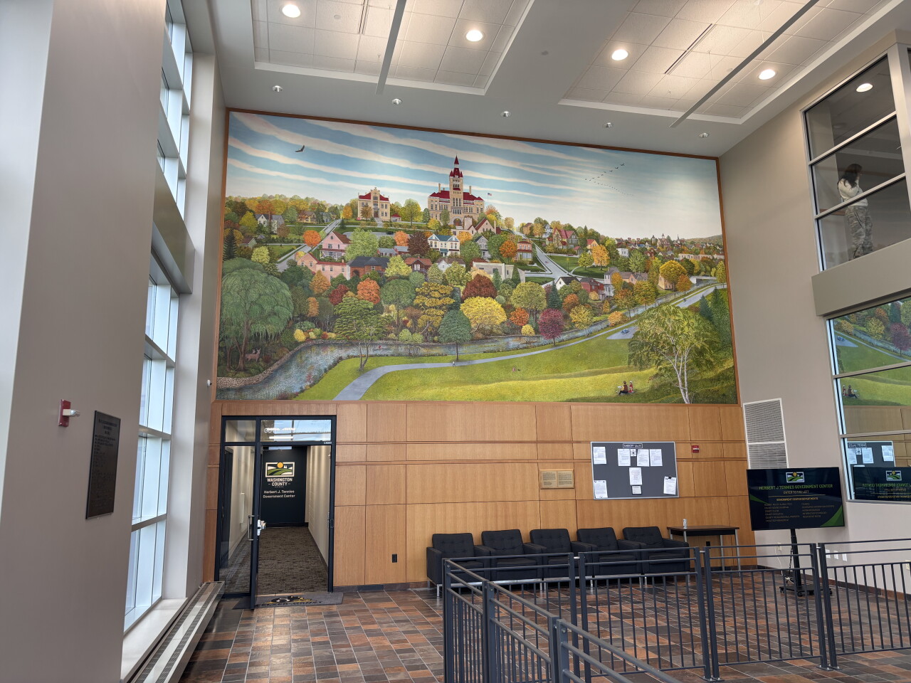 Washington County government offices consolidate entrances, and visitors say the transition is smooth