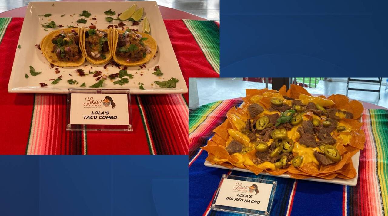 LOLA'S TACOS items at State Farm Stadium