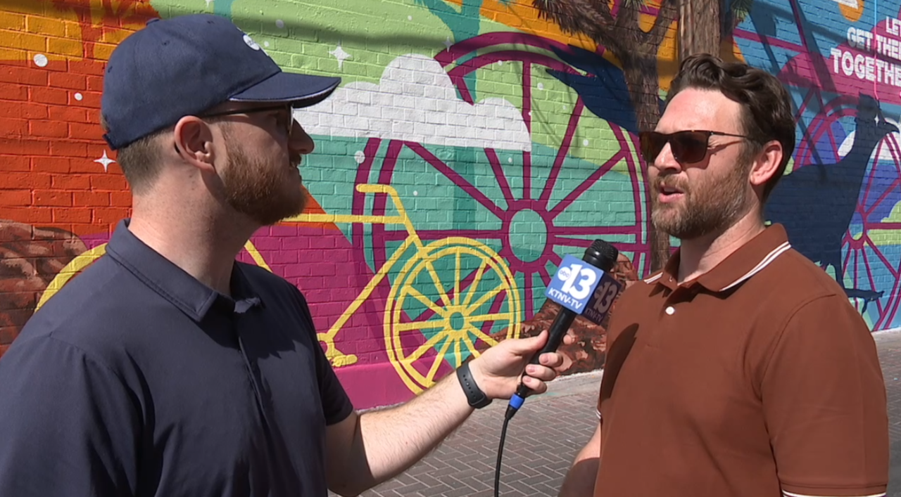 Las Vegas Arts District's newest mural promotes road safety in Southern Nevada