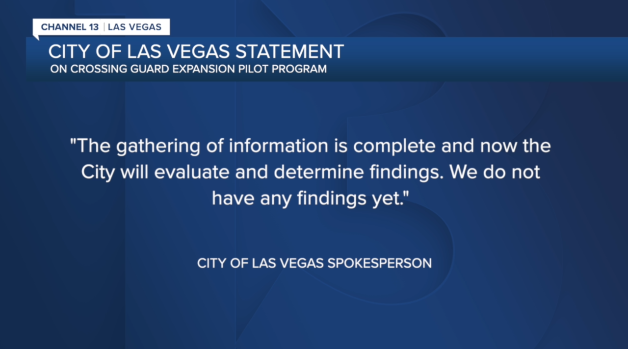 The City of Las Vegas' findings