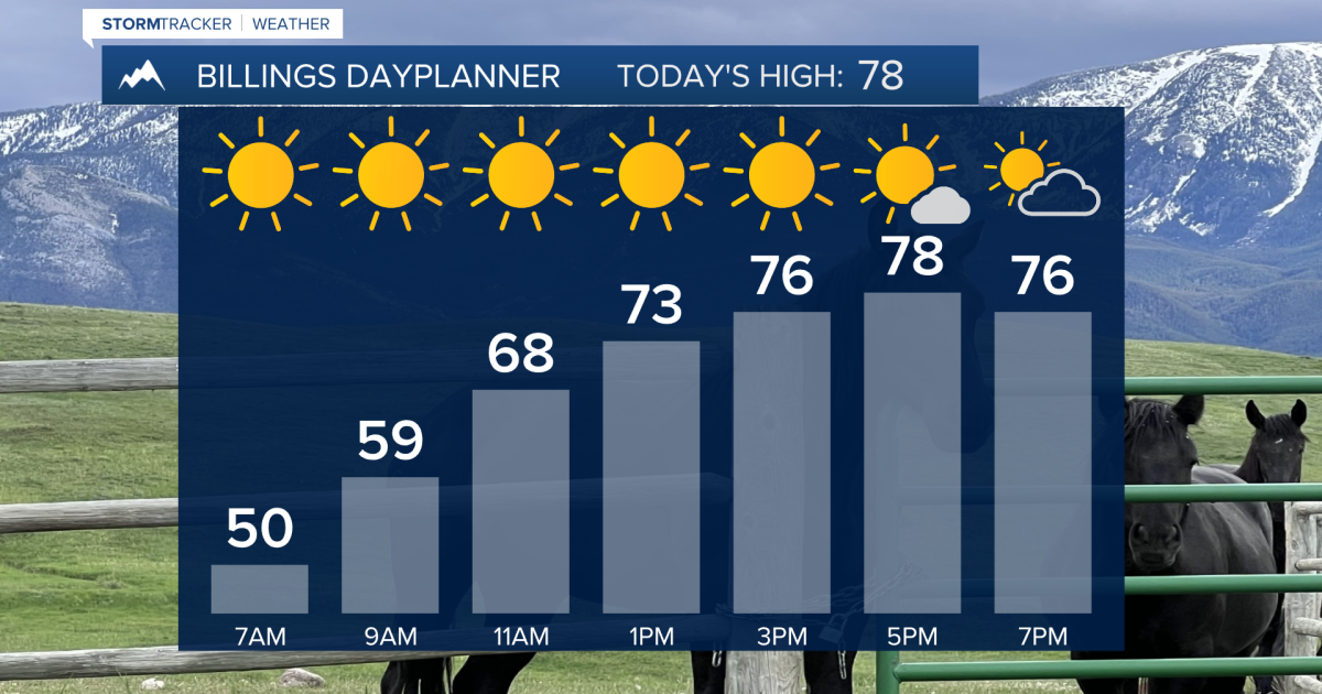 Q2 Billings Area Weather: A sunny and warmer Friday
