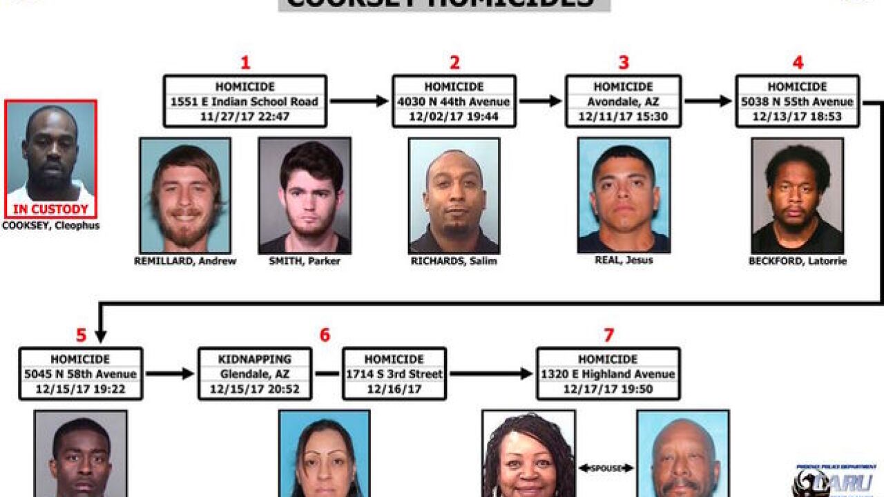 Phoenix man accused of killing 9 people