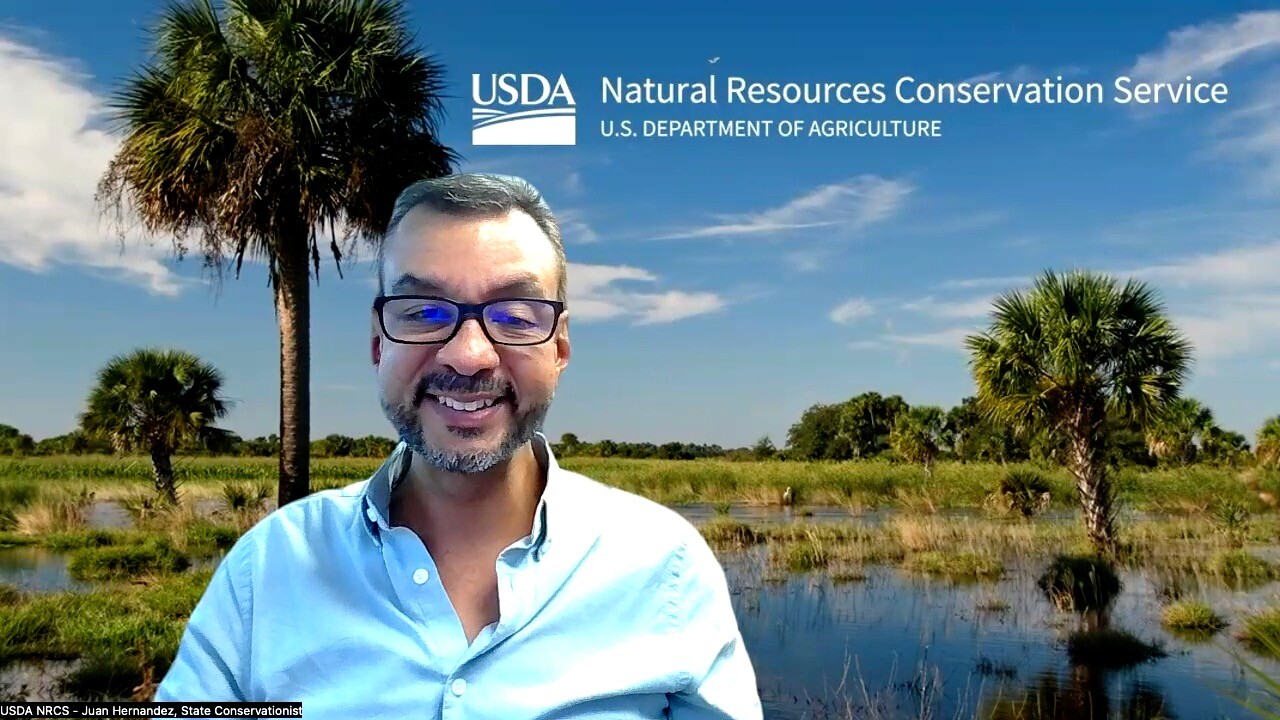 Juan Hernandez, Florida State Conservationist for USDA Natural Resources Conservation Services.