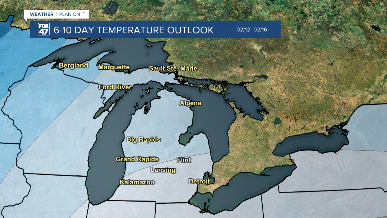 Favoring Cooler Than Average Temperatures 02/12 - 02/16