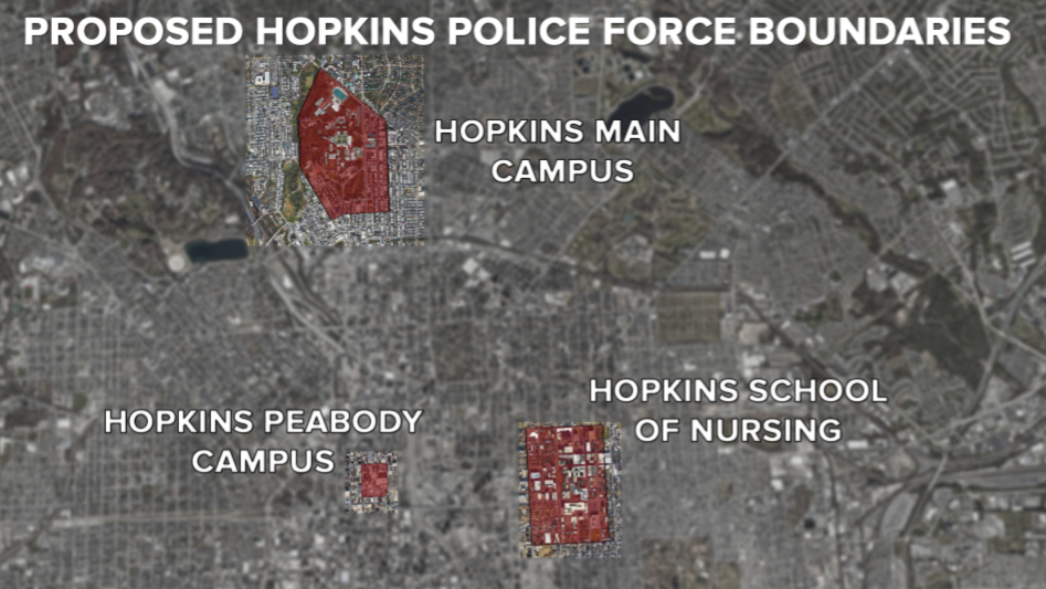 Johns Hopkins outlines responsibilities of proposed police force