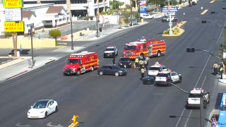 CRASH AT CHARLESTON AND RANCHO