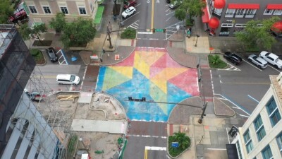 City of St. Pete installs bike racks to honor removed Pride mural