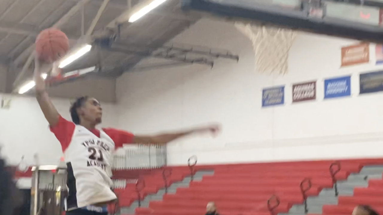 Emoni Bates dunk Ypsi Prep Academy