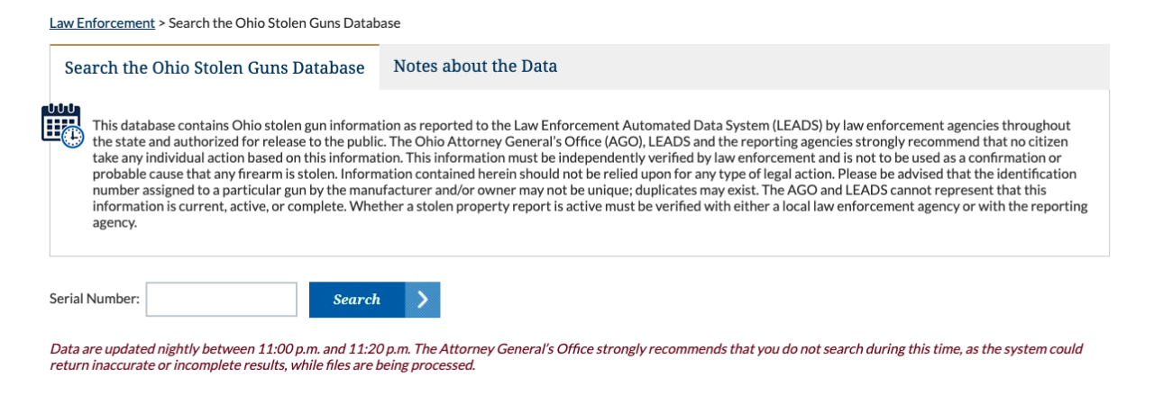 Buying a gun? Now you can check to see if it’s been stolen