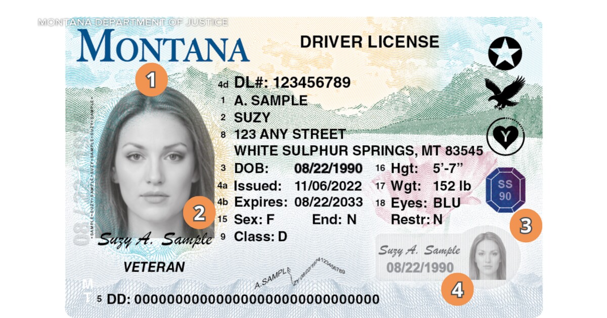 New design features for Montana driver's licenses