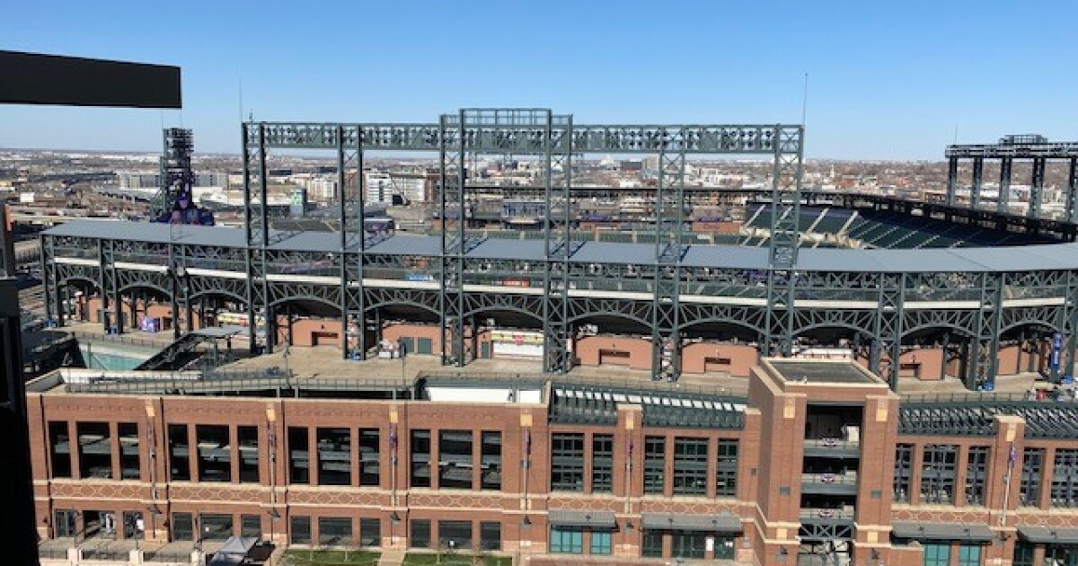 Destination Denver - Drone View Over Coors Field - Colorado