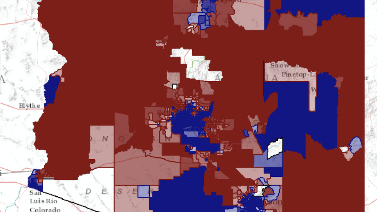 MAP: Arizona election result details by precinct