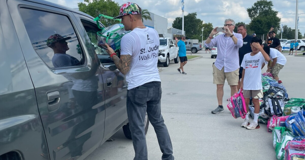 Dustin Poirier's Good Fight Foundation held Annual Backpack School Supply Drive - Vimarsana News