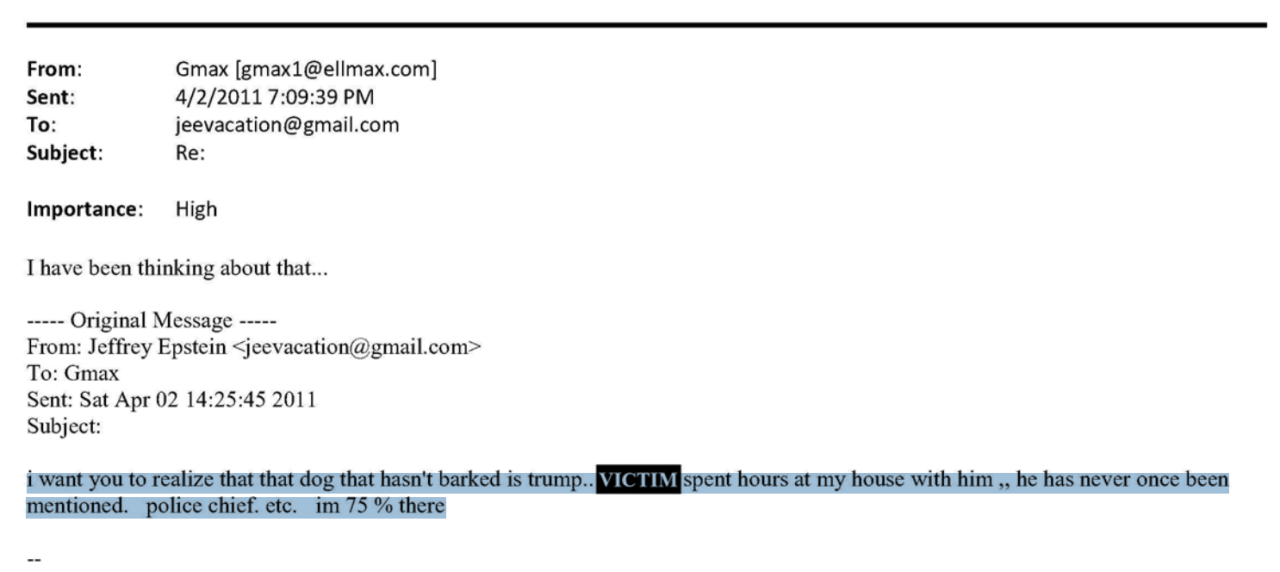 Epstein Email