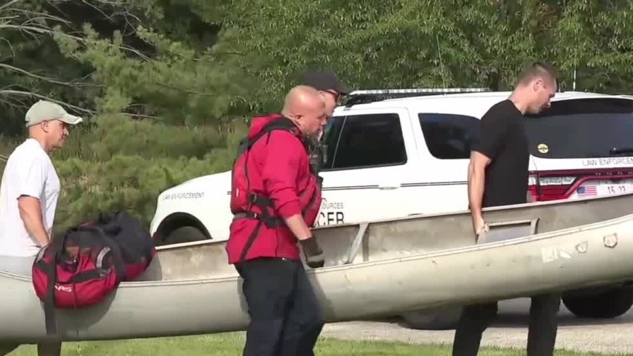 Water rescue in Parma Heights