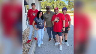 Port St. Lucie fans gather to make the road trip to Amerant Bank Arena in Sunrise 