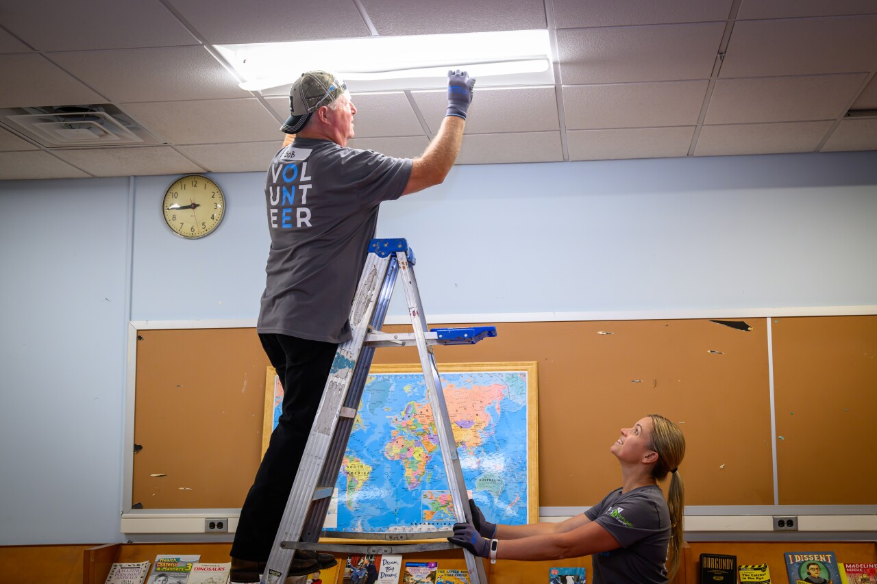 Baltimore resource hub which helps families with food and housing given a well deserved makeover