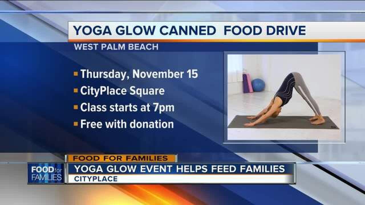 Yoga Glow event helps feed families