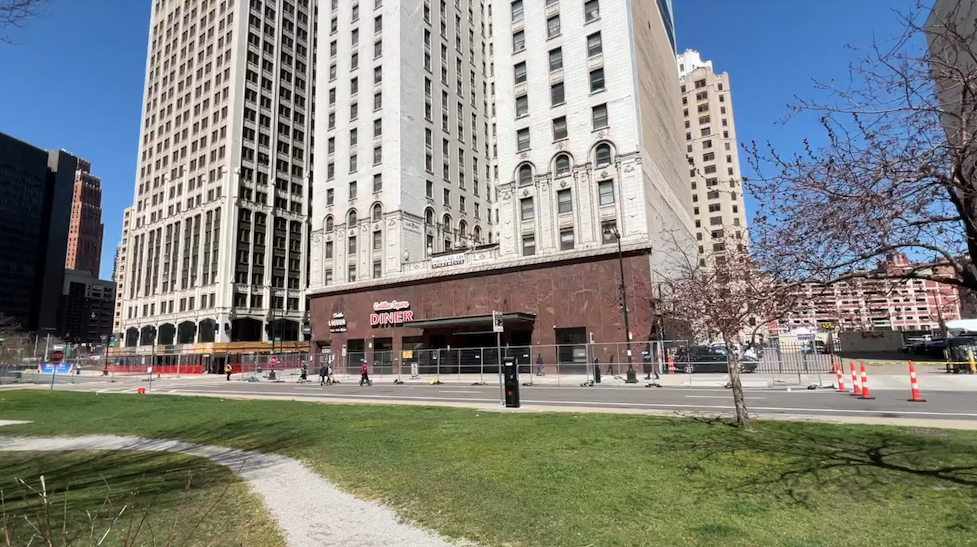 Cadillac Square Diner draft fencing