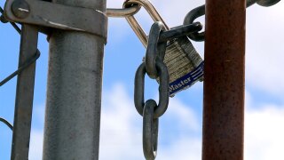 Lock on drop-off center 