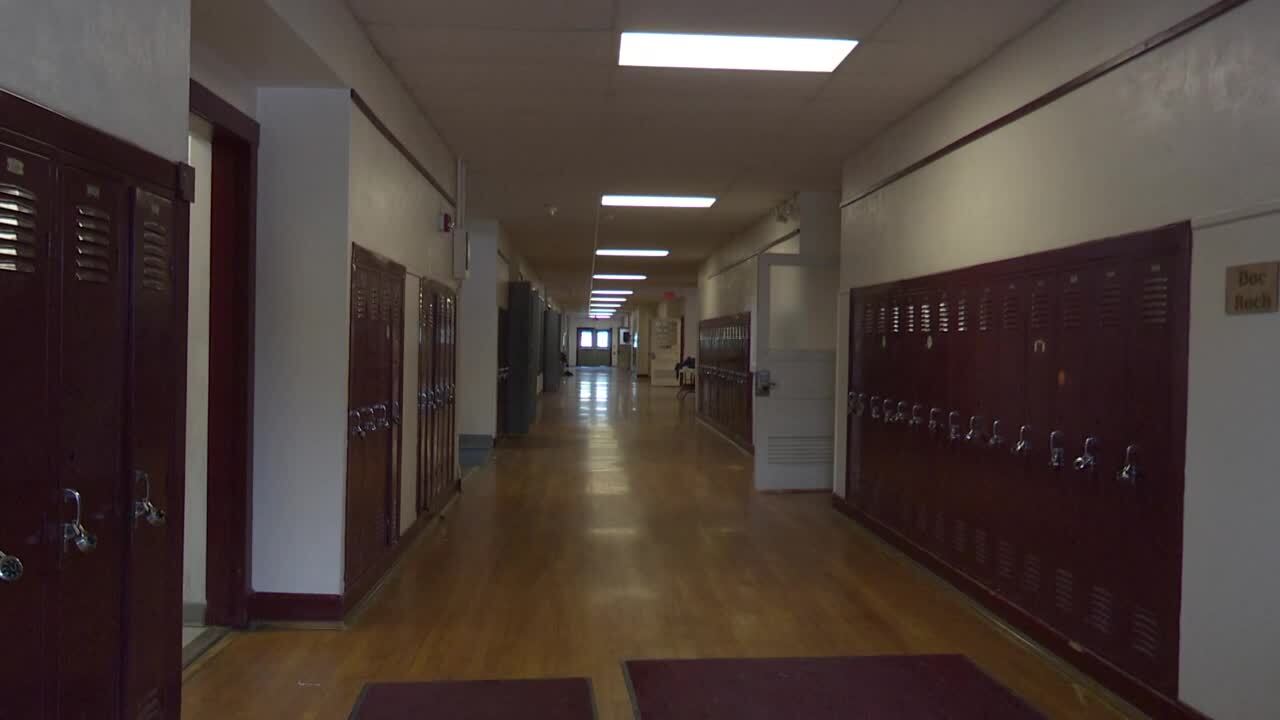 Hamilton Middle School Hallway